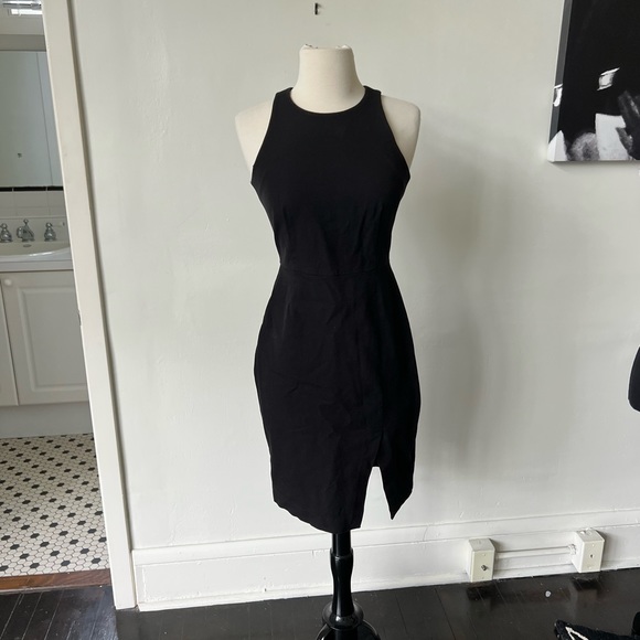 Banana Republic Black Mini Bodycon Dress - Picture 2 of 9